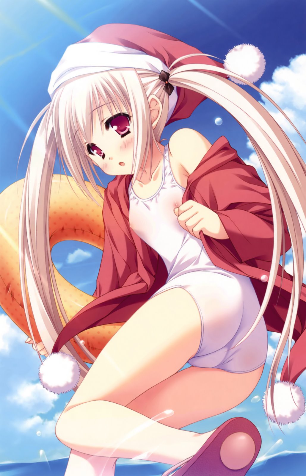 二次ロリ少女のクリスマスイブにふさわしいサンタコスでプレゼントされたい二次エロ画像-21