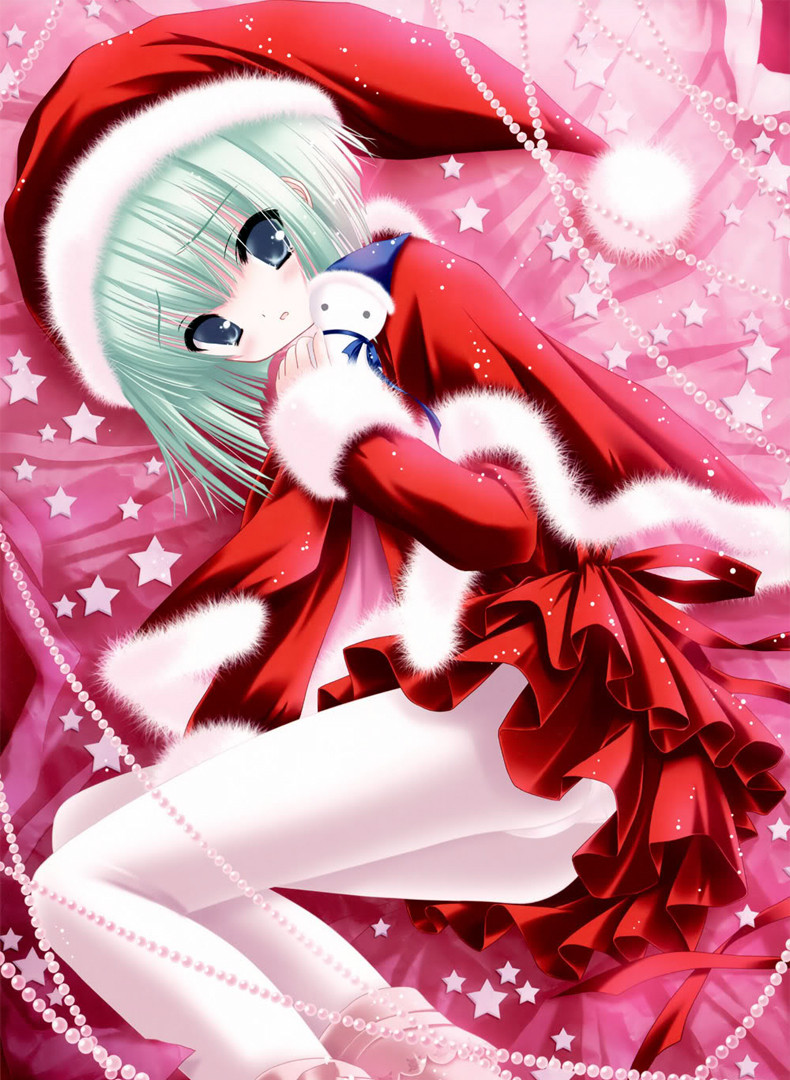 二次ロリ少女のクリスマスイブにふさわしいサンタコスでプレゼントされたい二次エロ画像-25