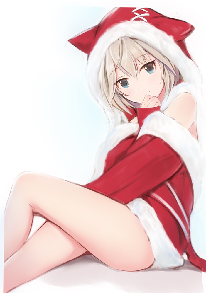 二次ロリ少女のクリスマスイブにふさわしいサンタコスでプレゼントされたい二次エロ画像-27