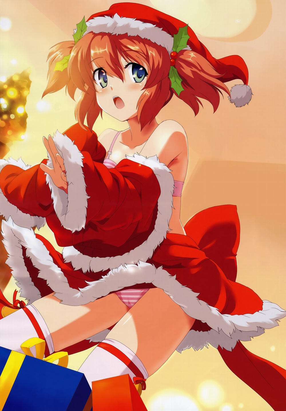二次ロリ少女のクリスマスイブにふさわしいサンタコスでプレゼントされたい二次エロ画像-29