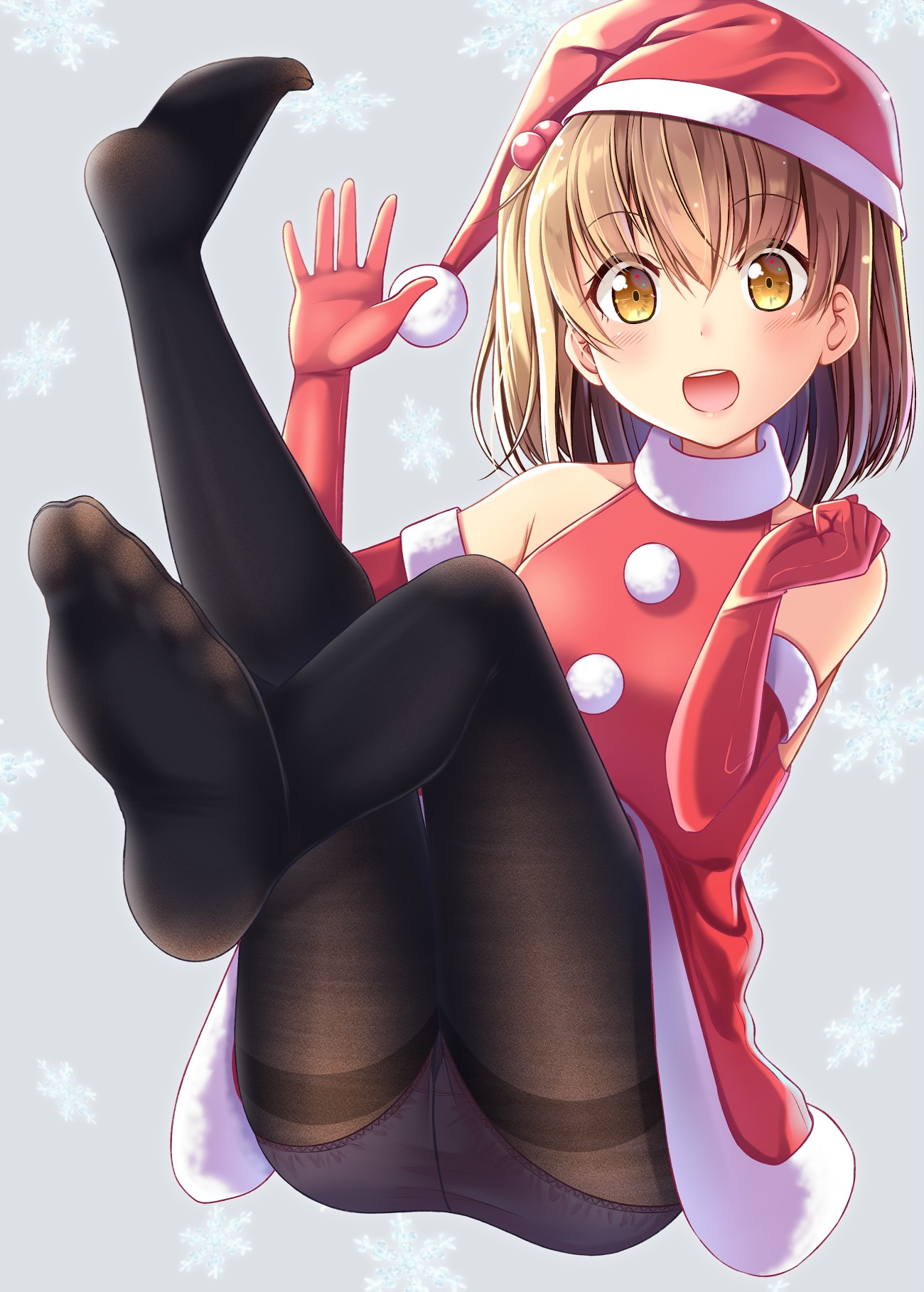 二次ロリ少女のクリスマスイブにふさわしいサンタコスでプレゼントされたい二次エロ画像-31