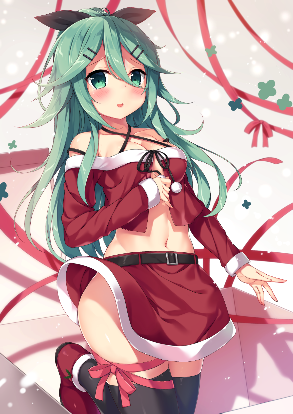 二次ロリ少女のクリスマスイブにふさわしいサンタコスでプレゼントされたい二次エロ画像-36