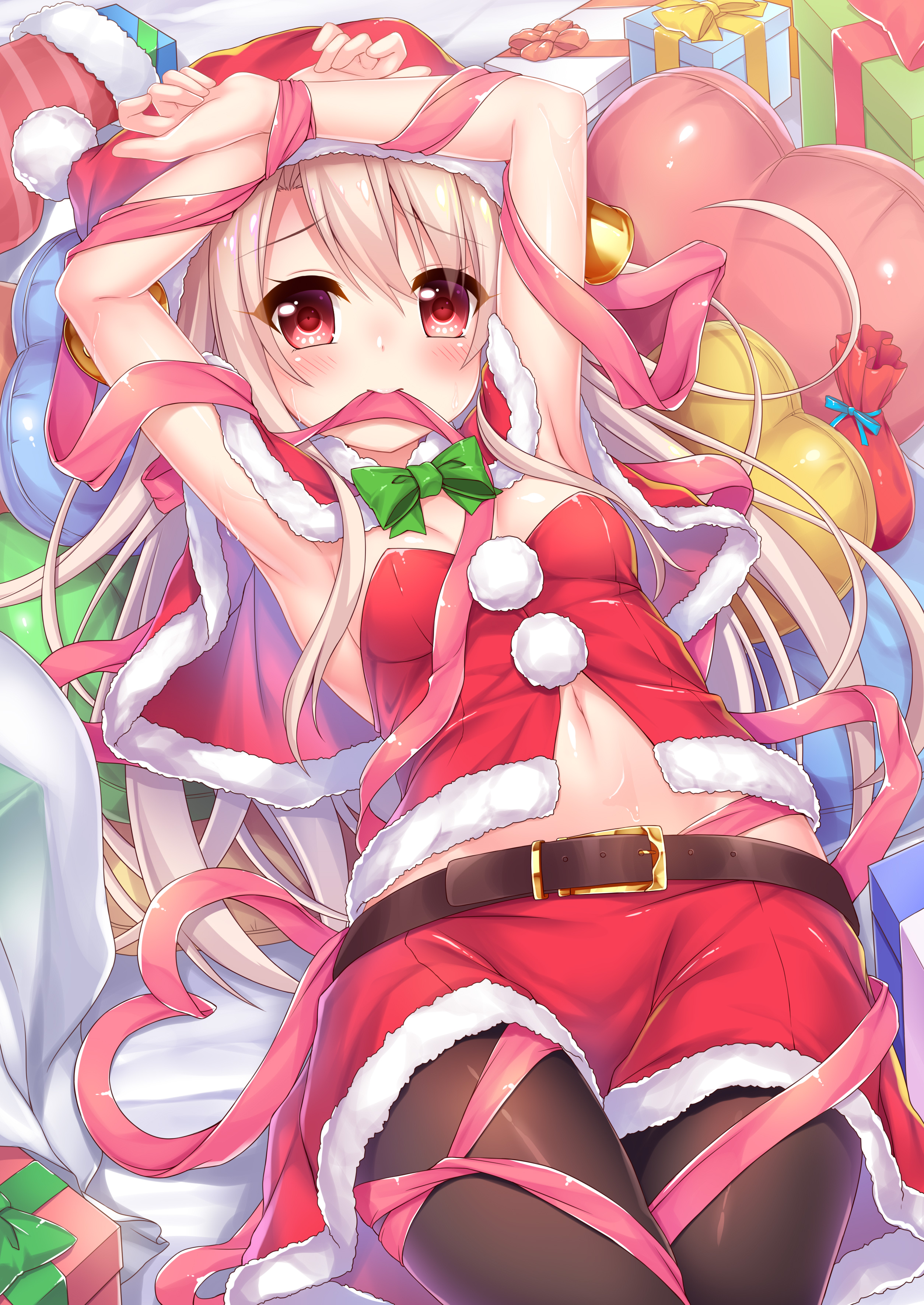 二次ロリ少女のクリスマスイブにふさわしいサンタコスでプレゼントされたい二次エロ画像-39
