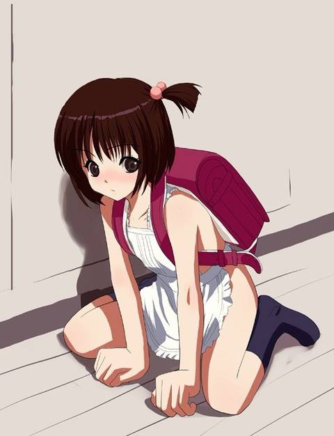 暑いからってそんな恰好で料理してると(襲っちゃうから)危ないロリ裸エプロン挑発二次エロ画像-7