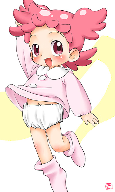 スモック姿のロリ少女とか幼稚園児のパンツが見えちゃう欲情していいか悩むペドパンチラ二次エロ画像-6