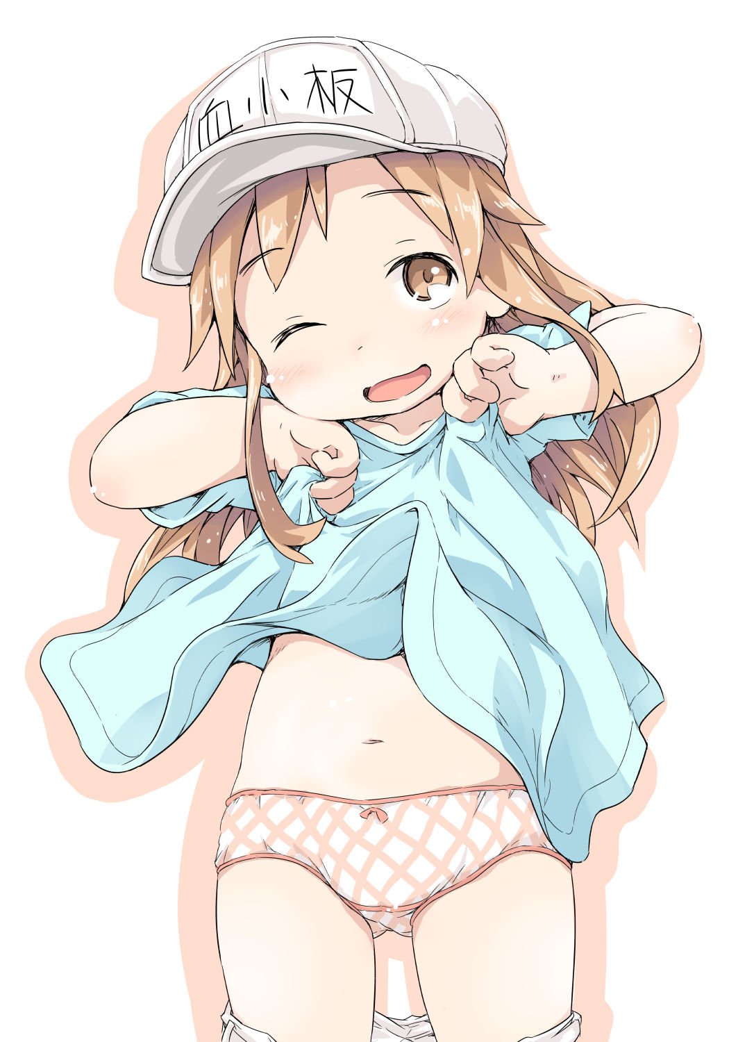 スモック姿のロリ少女とか幼稚園児のパンツが見えちゃう欲情していいか悩むペドパンチラ二次エロ画像-16