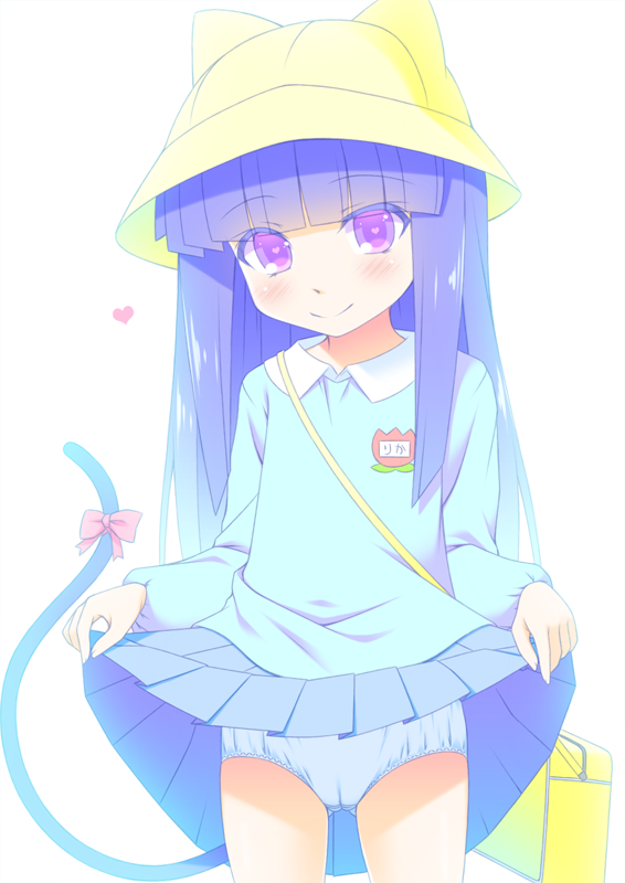 スモック姿のロリ少女とか幼稚園児のパンツが見えちゃう欲情していいか悩むペドパンチラ二次エロ画像-17