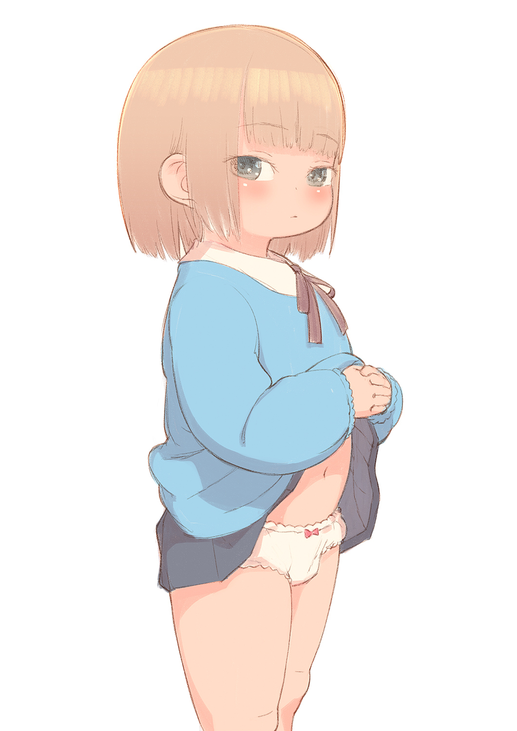 スモック姿のロリ少女とか幼稚園児のパンツが見えちゃう欲情していいか悩むペドパンチラ二次エロ画像-28