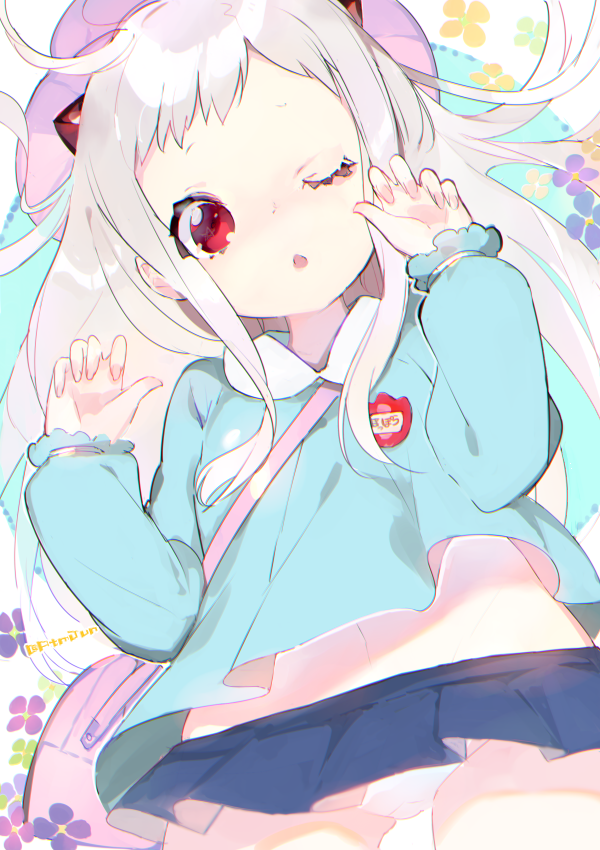 スモック姿のロリ少女とか幼稚園児のパンツが見えちゃう欲情していいか悩むペドパンチラ二次エロ画像-30
