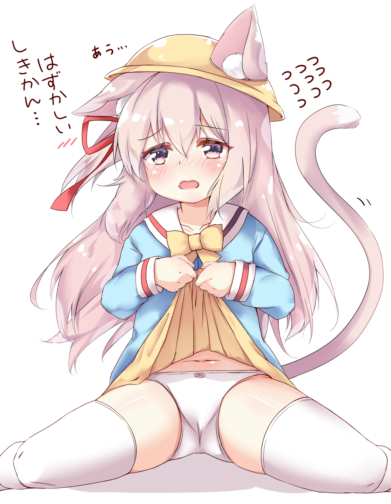 スモック姿のロリ少女とか幼稚園児のパンツが見えちゃう欲情していいか悩むペドパンチラ二次エロ画像-36