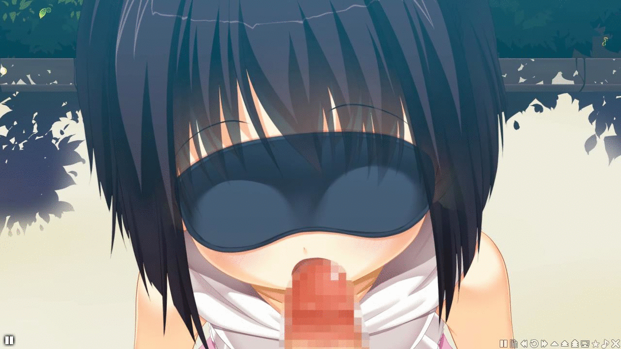 GIFアニメで二次ロリ少女がおちんちんお口に頬張ってフェラチオしてくれるロリフェラエロGIFアニメ-32