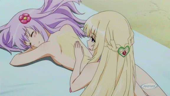 GIFアニメでロリ少女たちがレズエッチしている風のレズ同性エッチのGIFアニメーション-10
