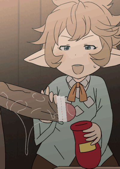 GIFアニメで二次ロリ少女が手コキ足コキフェラチオでおちんちん弄ってくれる二次ロリGIFアニメ-21
