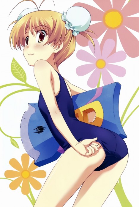 二次ロリ少女の薄いヒップ、お尻の魅力！可愛いヒップラインに目を奪われるロリヒップ二次エロ画像-4