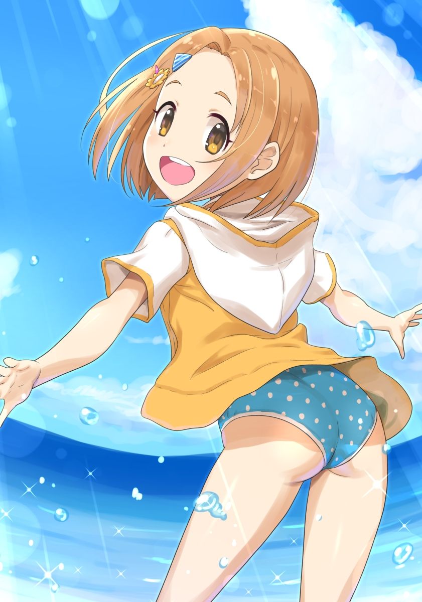 二次ロリ少女の薄いヒップ、お尻の魅力！可愛いヒップラインに目を奪われるロリヒップ二次エロ画像-18