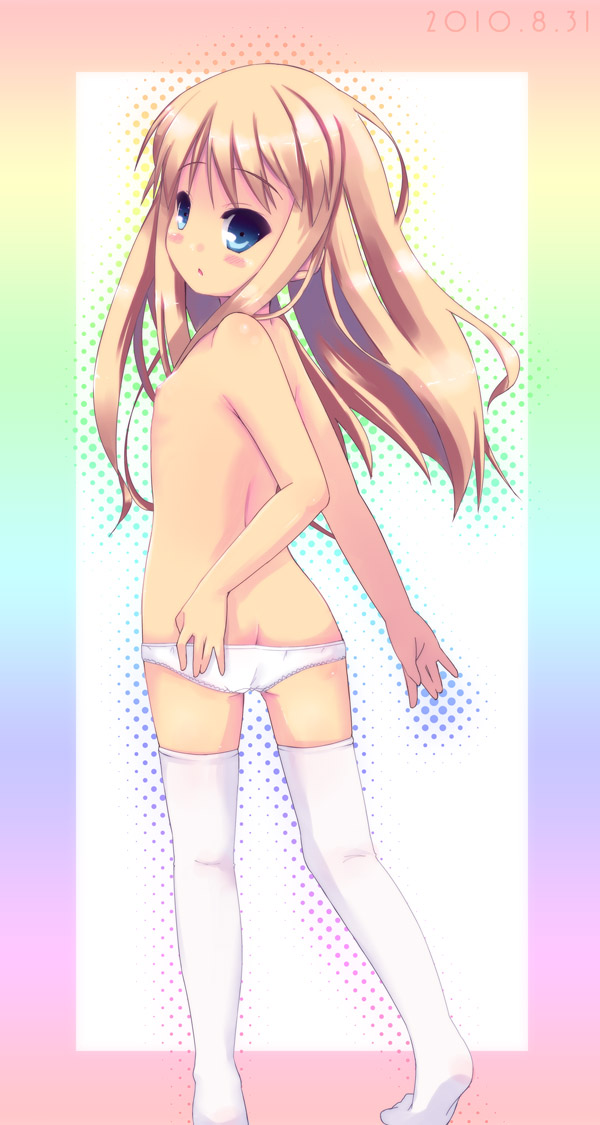 二次ロリ少女の肉付き薄くてかわいいロリヒップを堪能したい薄肉ロリヒップ二次エロ画像-12