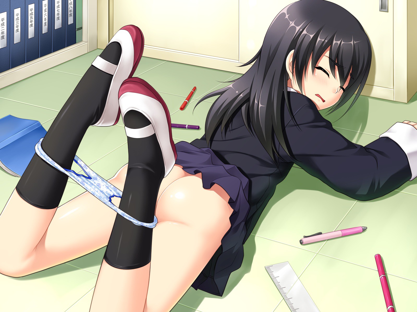 二次ロリ少女の肉付き薄くてかわいいロリヒップを堪能したい薄肉ロリヒップ二次エロ画像-24