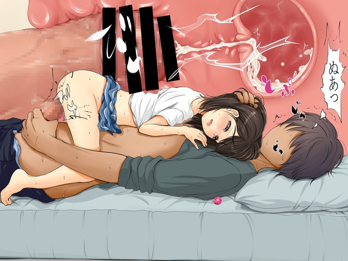 たっぷりザーメンをロリマンコに中出しされて悦んじゃう淫乱ロリ少女への中出し種付け二次エロ画像-20