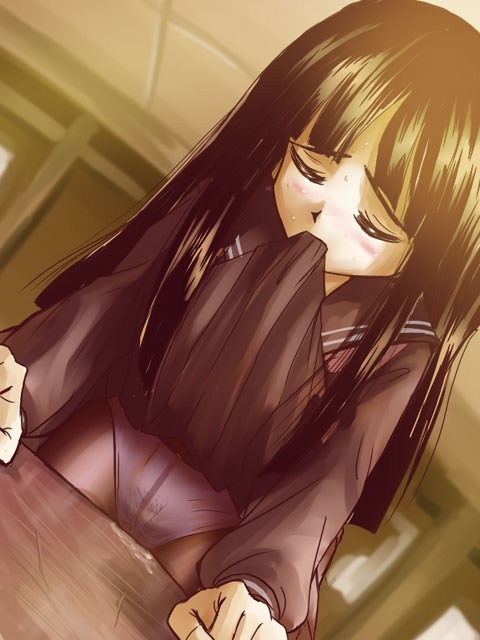 美少女が子供の頃に覚えたこすりつけ角オナニーに今でも夢中なJCやJKぐらいの角オナ二次エロ画像-10