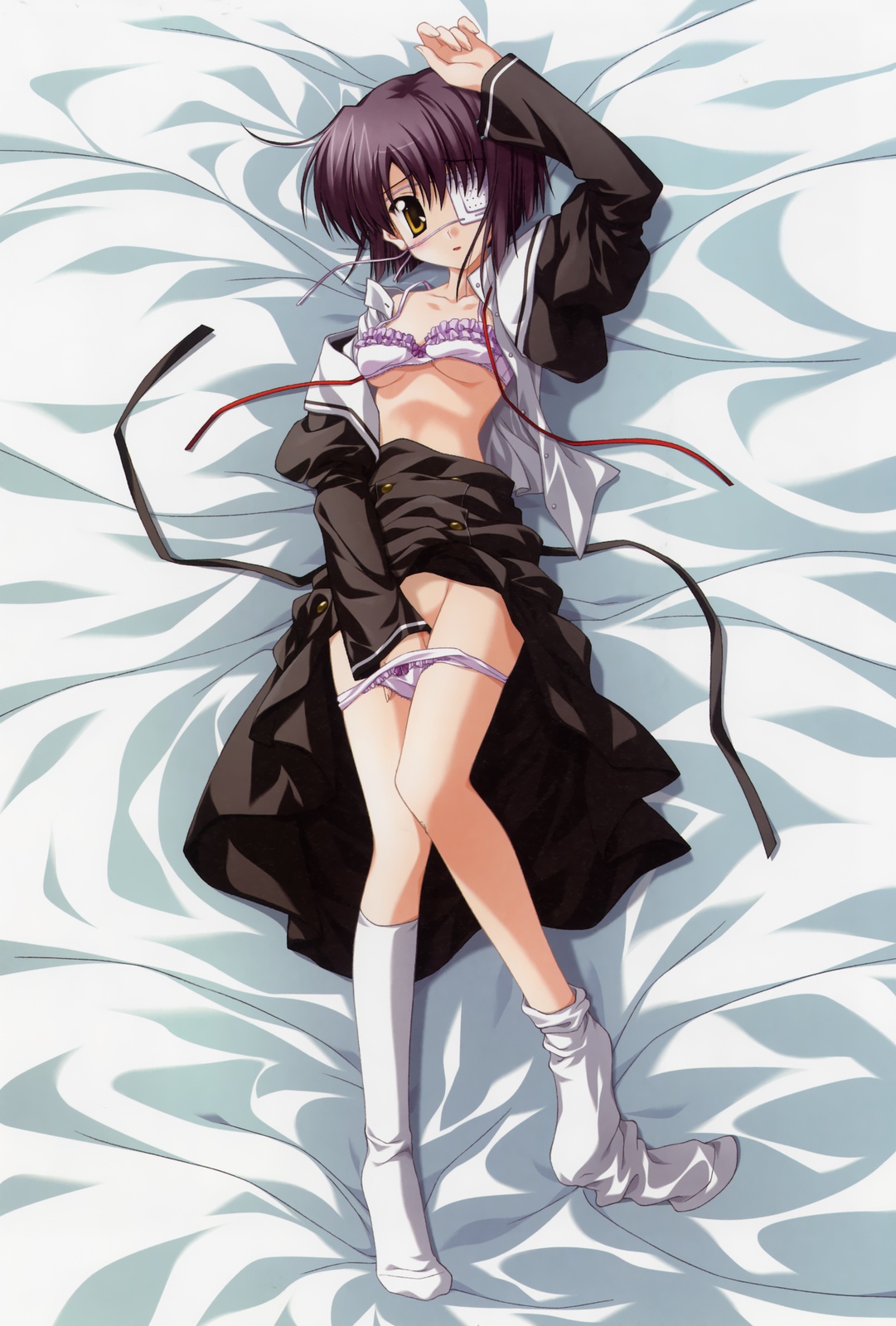 11/11は独身の日なので独り身で寂しくオナニーしてパンツ汚してる美少女の二次エロ画像-34