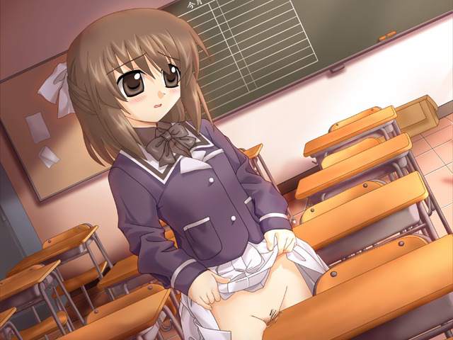 二次思春期ロリ少女の我慢できなかった角オナニー姿をこっそり眺めたくなる角オナロリ二次エロ画像-3