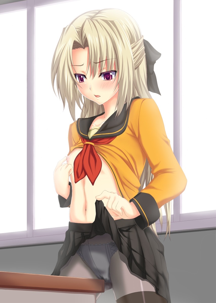 二次思春期ロリ少女の我慢できなかった角オナニー姿をこっそり眺めたくなる角オナロリ二次エロ画像-16