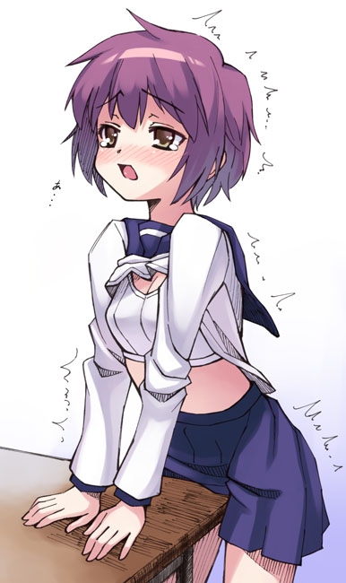 二次思春期ロリ少女の我慢できなかった角オナニー姿をこっそり眺めたくなる角オナロリ二次エロ画像-17