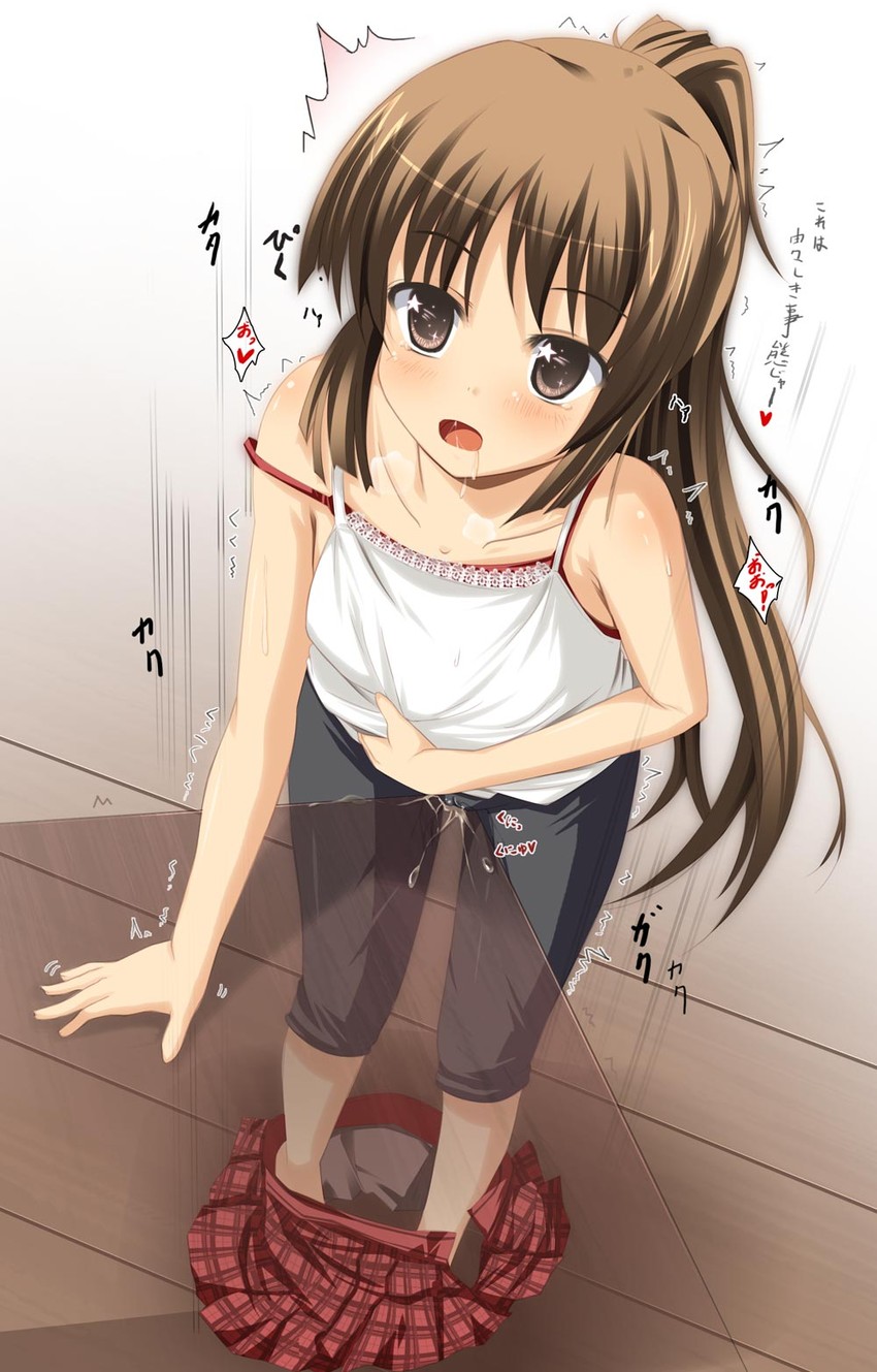 二次思春期ロリ少女の我慢できなかった角オナニー姿をこっそり眺めたくなる角オナロリ二次エロ画像-28