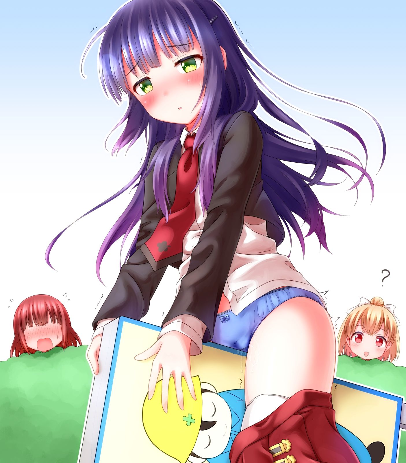 二次思春期ロリ少女の我慢できなかった角オナニー姿をこっそり眺めたくなる角オナロリ二次エロ画像-33