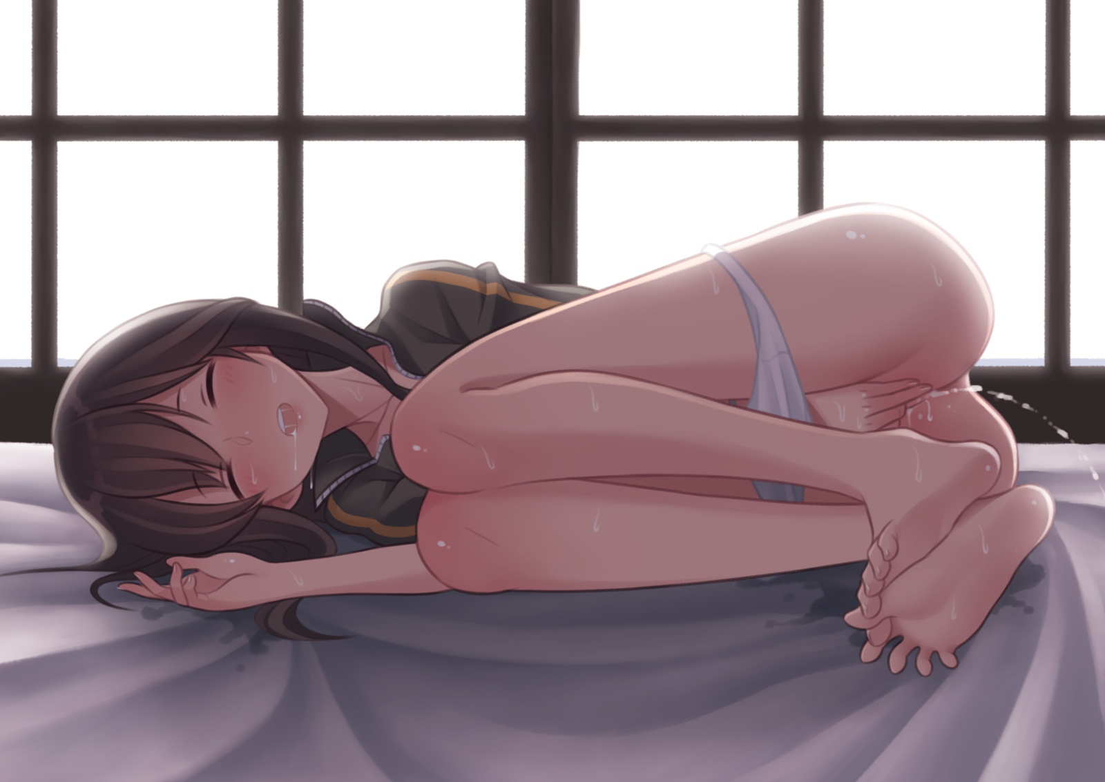 07/21はオナニーの日なのでロリ少女が自分の指で必死に気持ちよくなってるロリオナ二次エロ画像-22