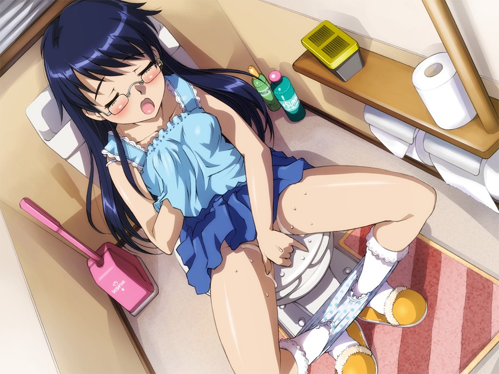 二次ロリ少女の着衣オナニーで脱がずに自慰に夢中になってるロリオナニー二次エロ画像-22