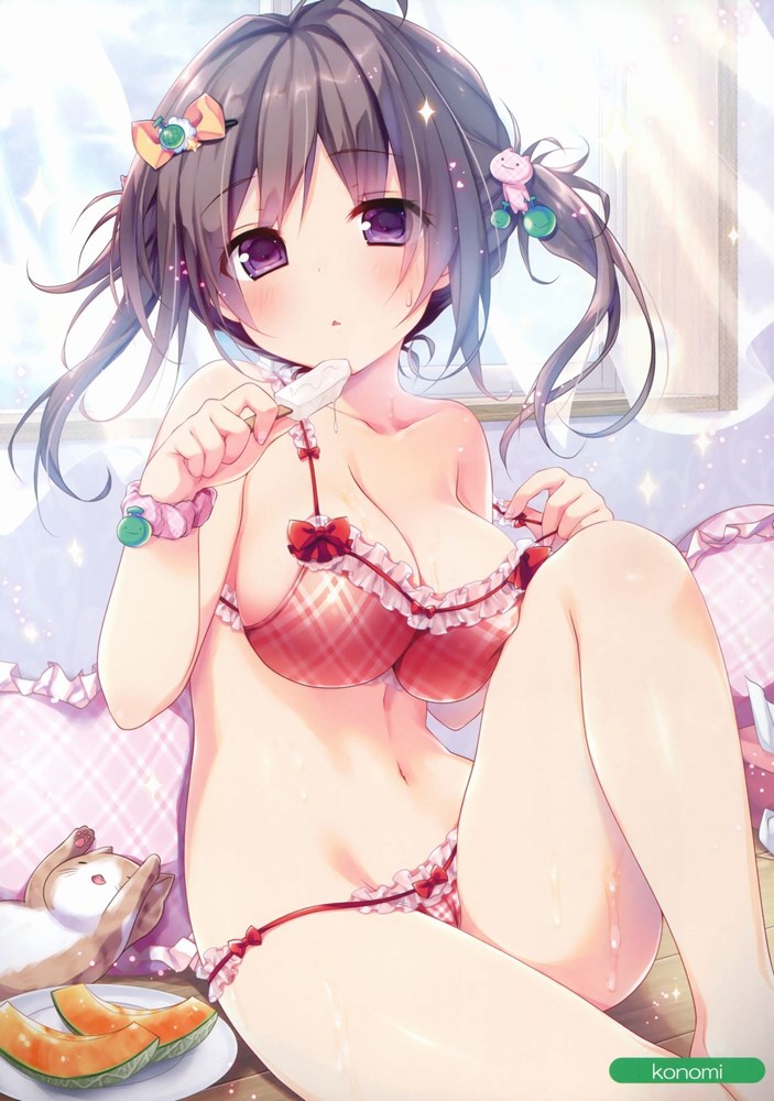 立派なおっぱいをお持ちのロリ巨乳美少女のエロ画像-19