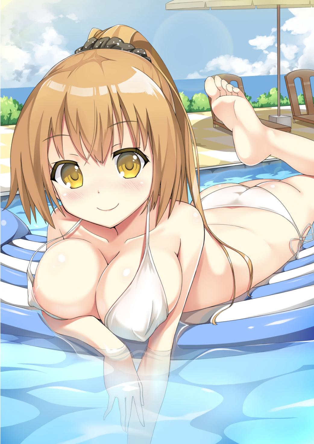 立派なおっぱいをお持ちのロリ巨乳美少女のエロ画像-24