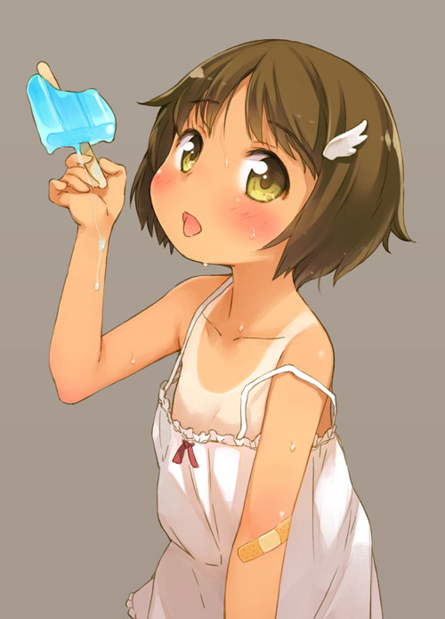 二次ロリ少女の貧乳ちっぱいナイチチを楽しめる美しい貧乳二次エロ画像-4