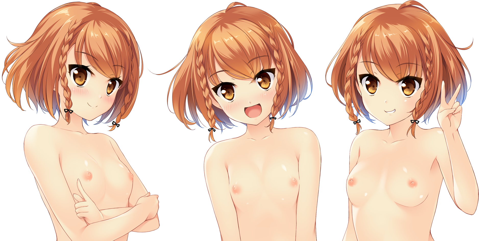 二次ロリ少女の貧乳ちっぱいナイチチを楽しめる美しい貧乳二次エロ画像-34