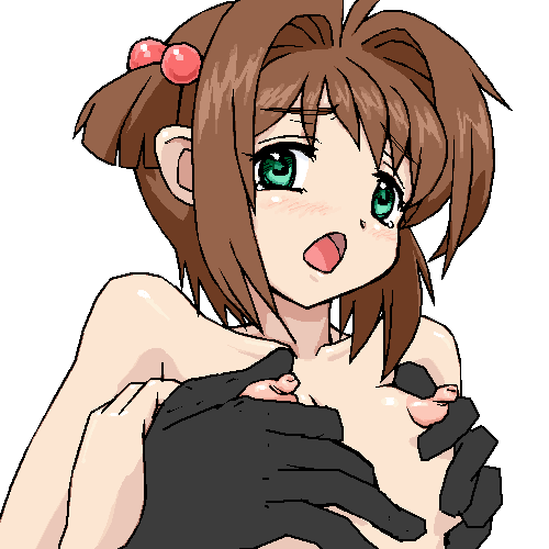 二次ロリ少女のちっぱいをつまんだり引っ張ったり刺激して楽しんでるロリちっぱい責め二次エロ画像-2