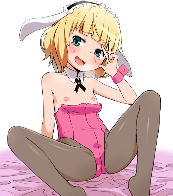 二次ロリ少女の至高の無乳ちっぱいナイチチ、平たい胸こそ最強と思える可愛い無乳ロリ二次エロ画像-21