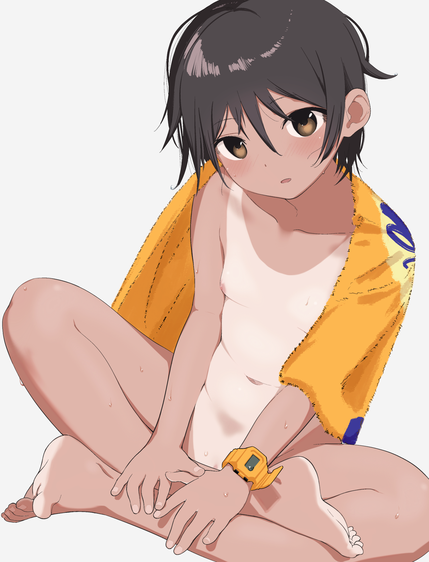 二次ロリ少女のかわいいおっぱい、ぷっくり無乳ちっぱいを舐め回したくなる二次エロ画像-38