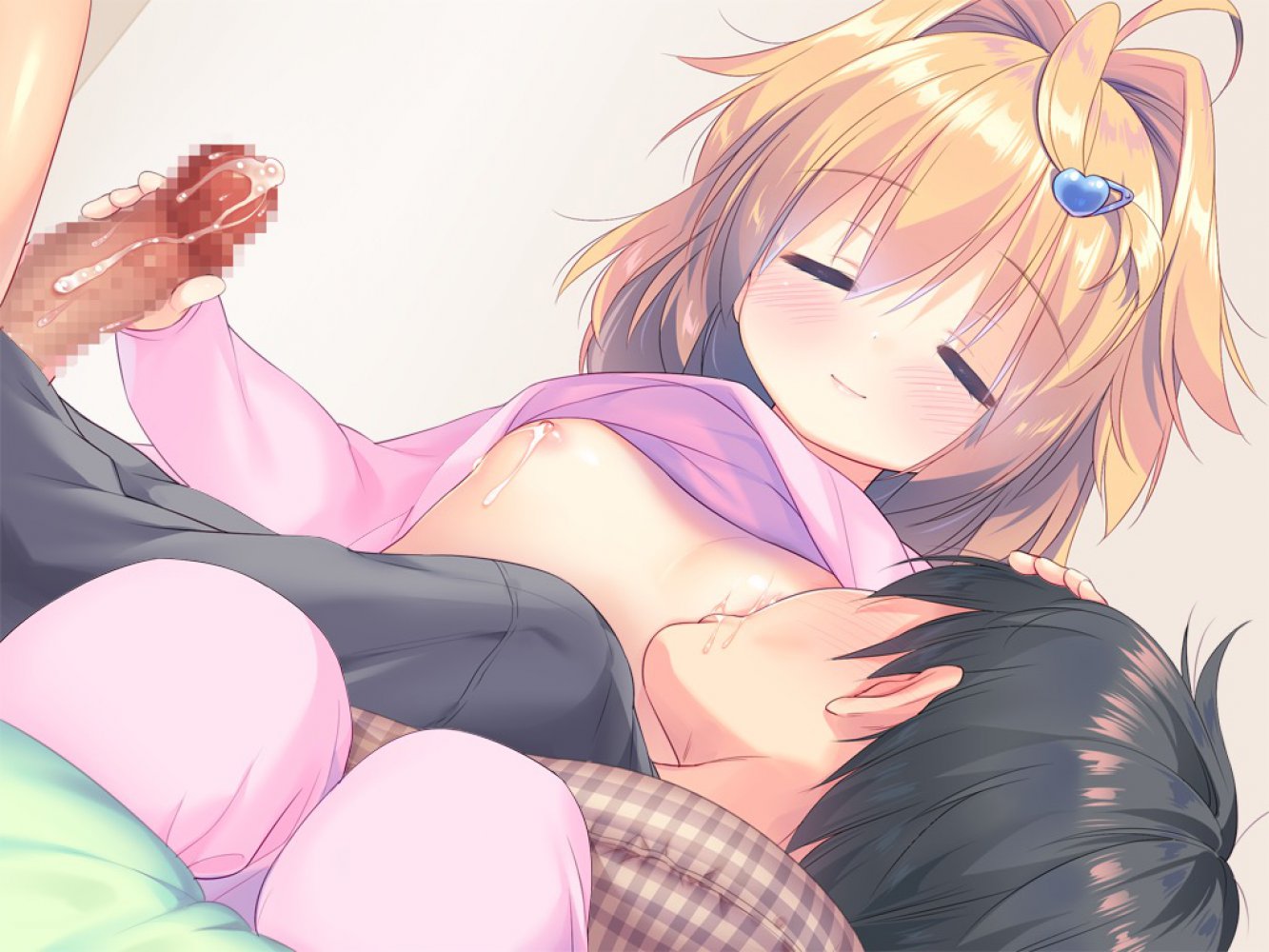 二次ロリ少女の服をまくり上げて可愛いちっぱいが見えちゃってるロリちっぱい二次エロ画像-18
