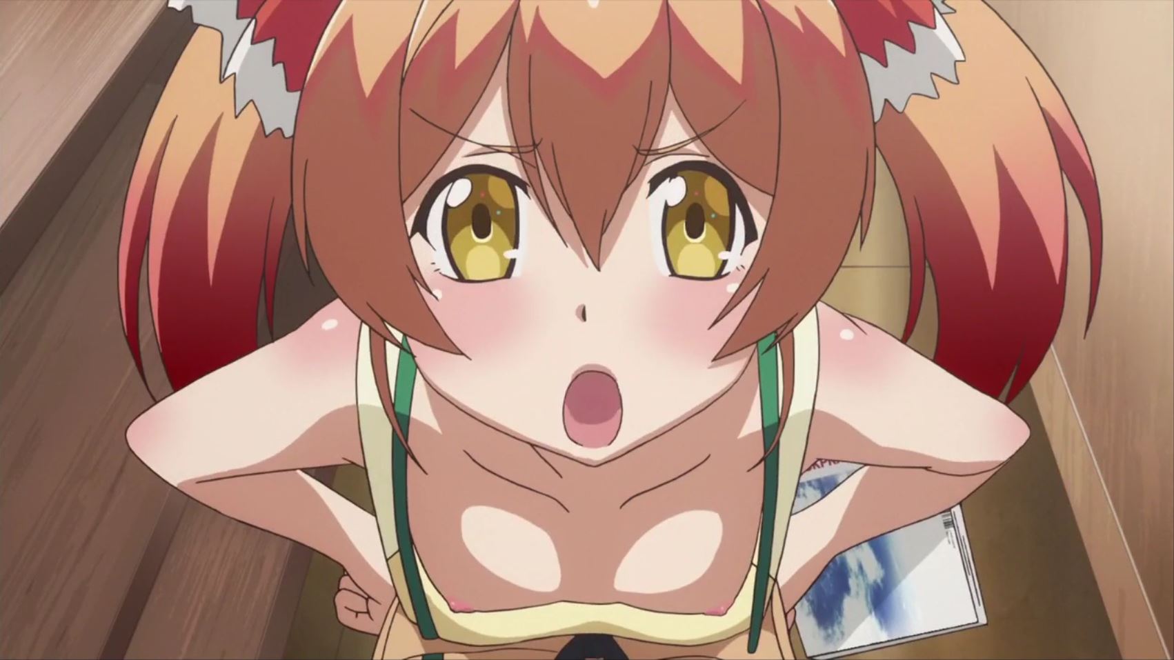 二次ロリ少女の薄着の季節に期待したくなるパイチラチクチラ胸チラちっぱいロリ二次エロ画像-18