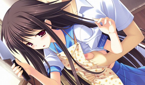 ロリロリで小さなこの胸はわしが育てたと将来言いたくなる発展途上の微乳揉みしだき二次エロ画像-12