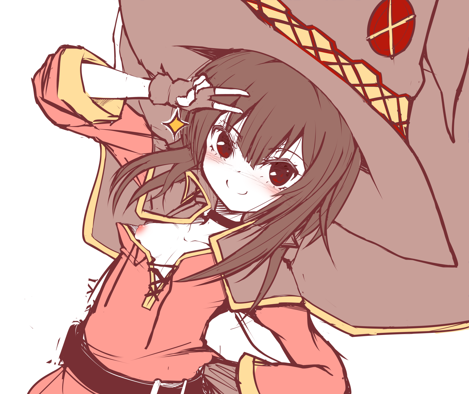 二次ロリ少女が暖かくなってきたので薄着でちくチラしちゃってる二次エロ画像-19