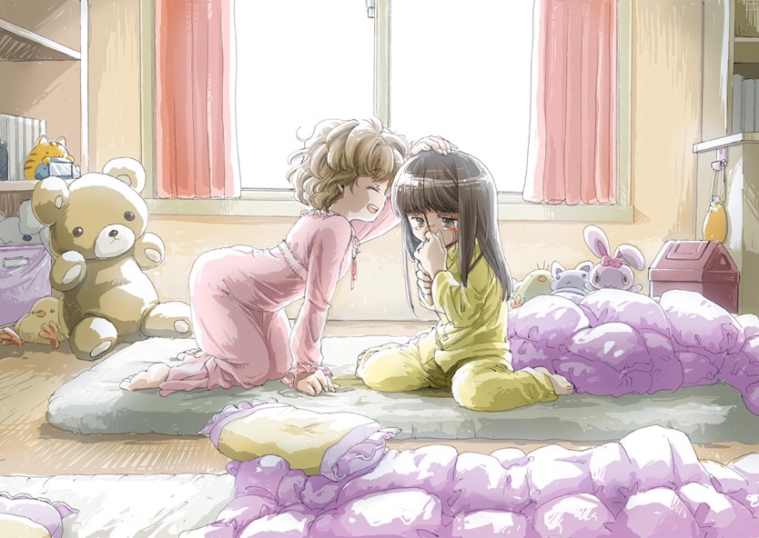 二次ロリ少女が寒い時期トイレ我慢して寝たらおねしょしちゃう二次エロ画像-27