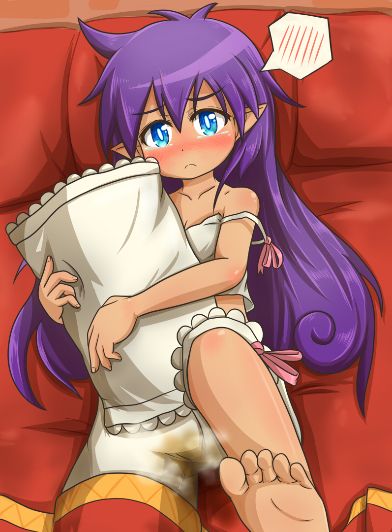 二次ロリ少女が寒い時期トイレ我慢して寝たらおねしょしちゃう二次エロ画像-36