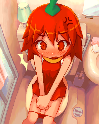二次ロリ少女が洋式便座のおトイレでおしっこしたりおしっこじゃない事したりする二次エロ画像-13