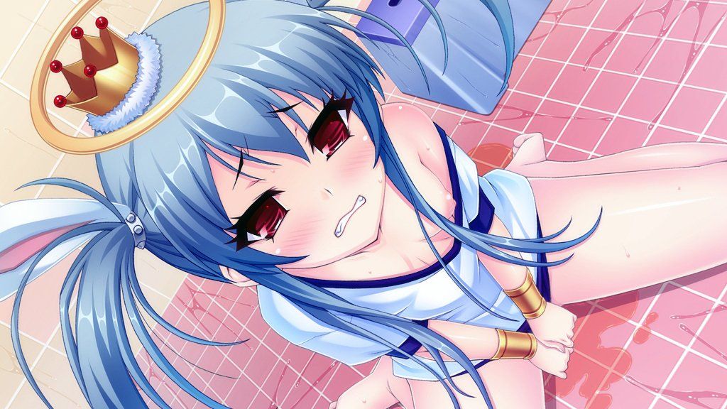 二次ロリ少女が女の子座りでお漏らしを止められず水たまり作るぺたん座り着衣ロリおもらし二次エロ画像-27