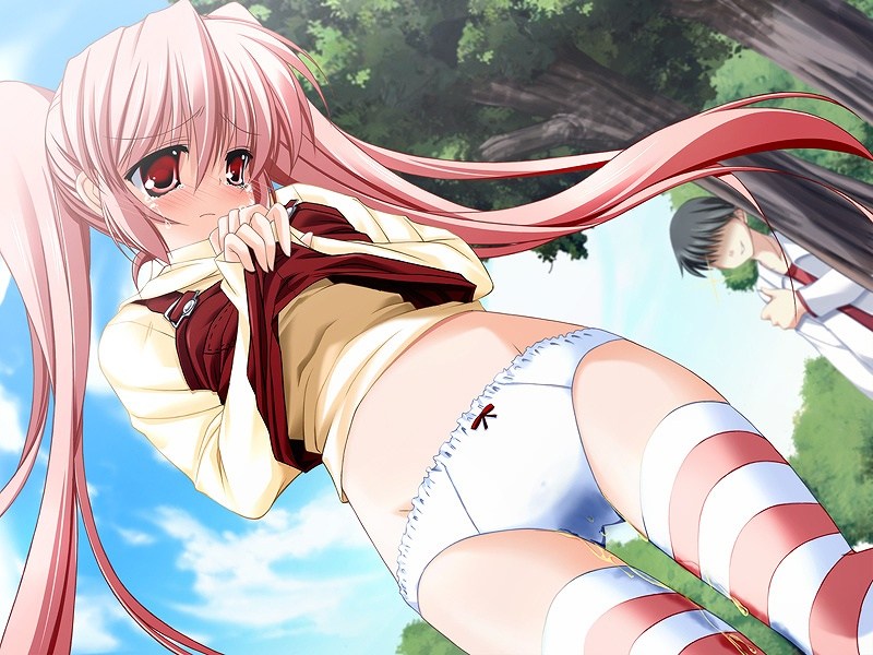 二次ロリ少女がシンプルおパンツに染み作っちゃう穿いたままおしっこお漏らしロリ二次ロリ画像-18