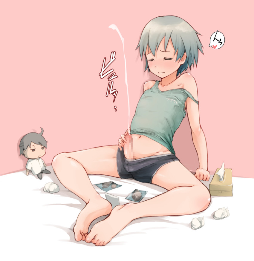 7月21日はオナニーの日なので中性的ショタや女装ショタ・男の娘がオナニー射精してる二次エロ画像-8