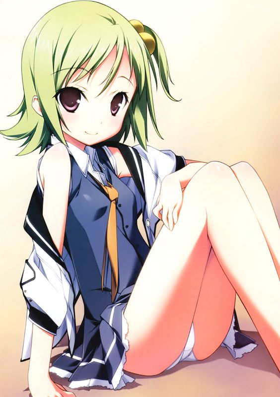 体育座りするロリ少女のトライアングル、三角地帯が見えたり見えたりするパンチラパンモロ二次エロ画像-5