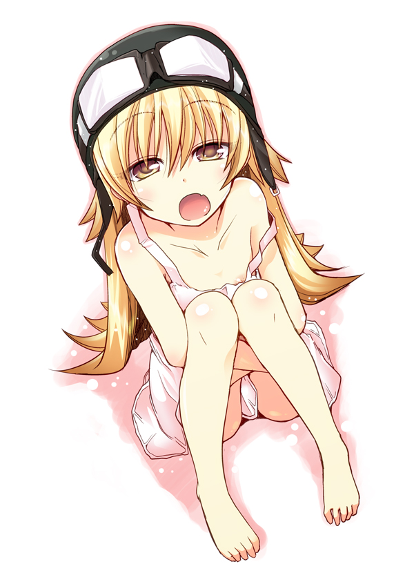 体育座りするロリ少女のトライアングル、三角地帯が見えたり見えたりするパンチラパンモロ二次エロ画像-28